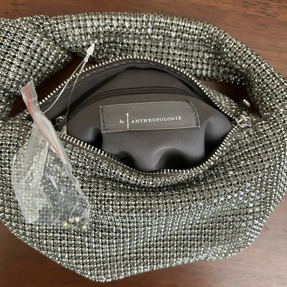 NWOT Anthropologie Rhinestone Mini Bag - Picture 4 of 6